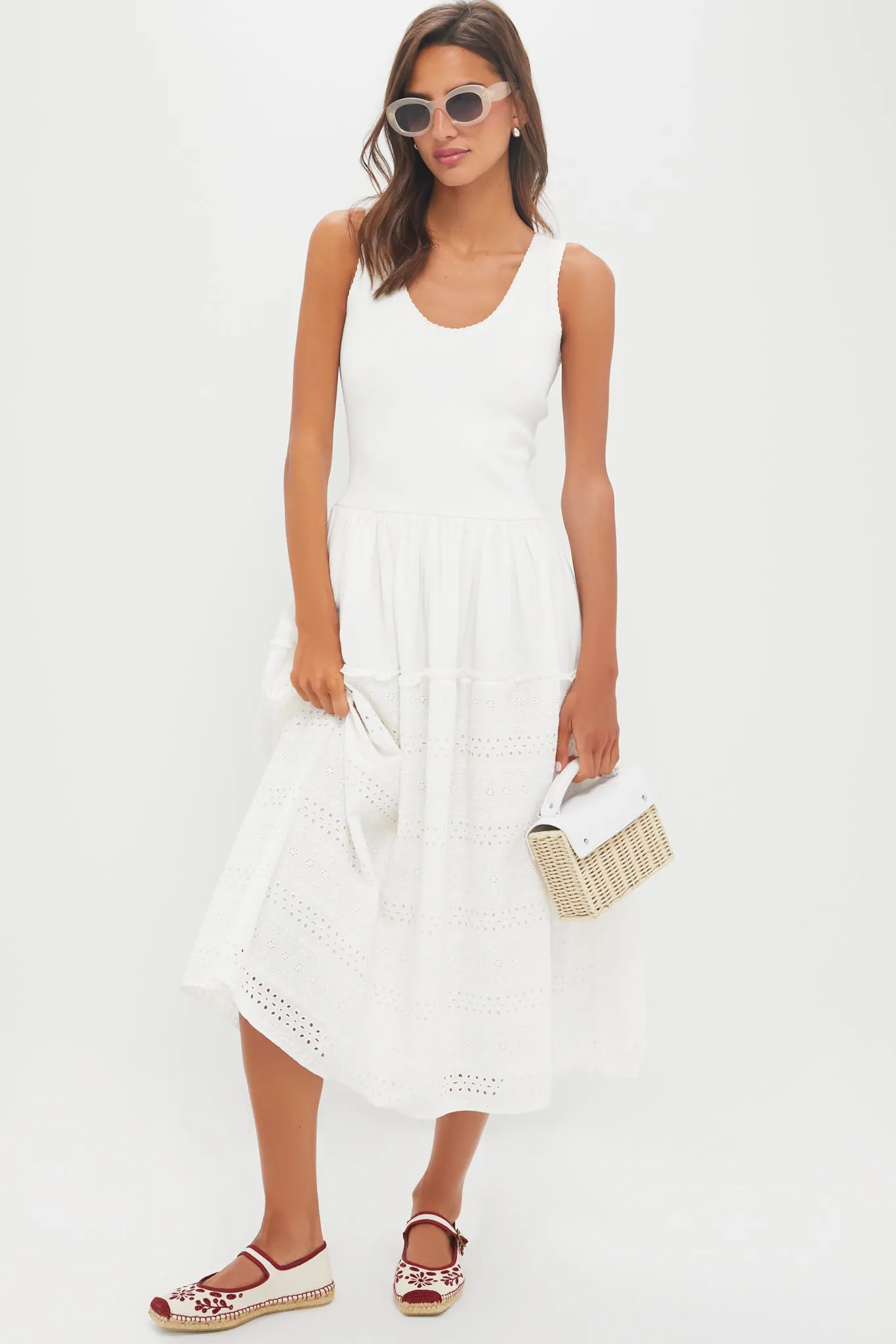 White Casey Maxi Dress sold by Tuckernuck product image thumbnail 2