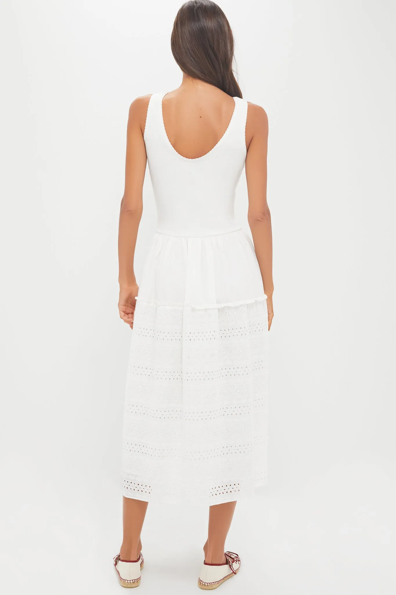 White Casey Maxi Dress sold by Tuckernuck product image thumbnail 4