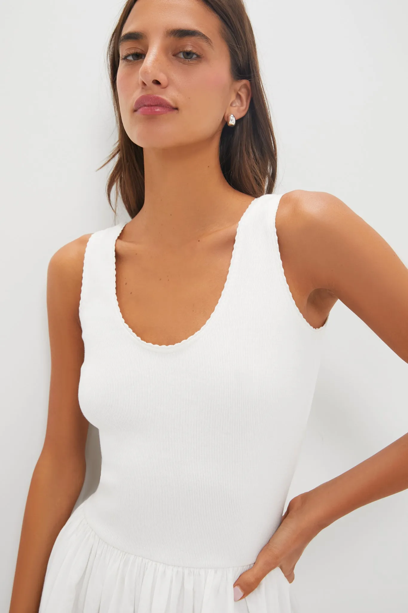 White Casey Maxi Dress sold by Tuckernuck product image thumbnail 5