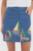 Newport Regatta Chambray Pippa Mini Skirt sold by Tuckernuck