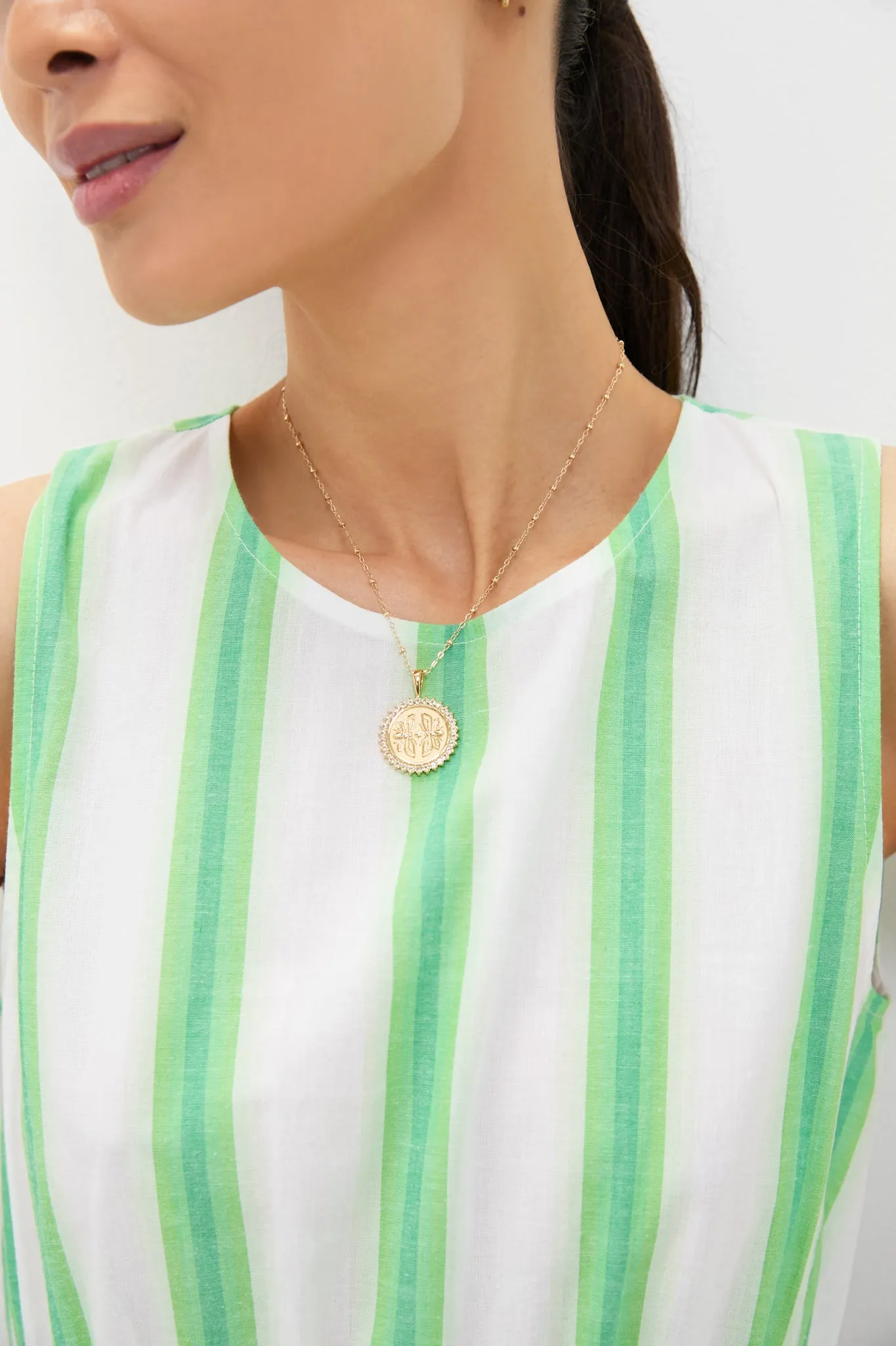 Gold Sisters Forever Petite Embellished Coin sold by Tuckernuck product image thumbnail 2