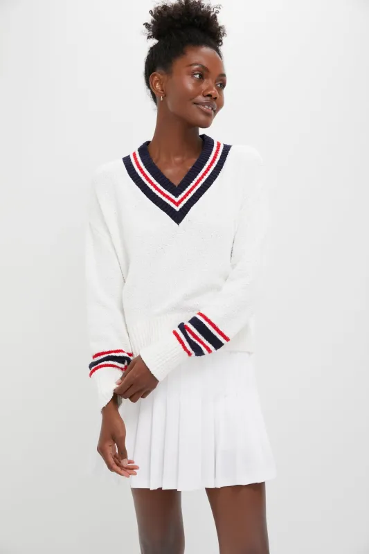 Americana Bouclé Elizabeth Sweater sold by Tuckernuck