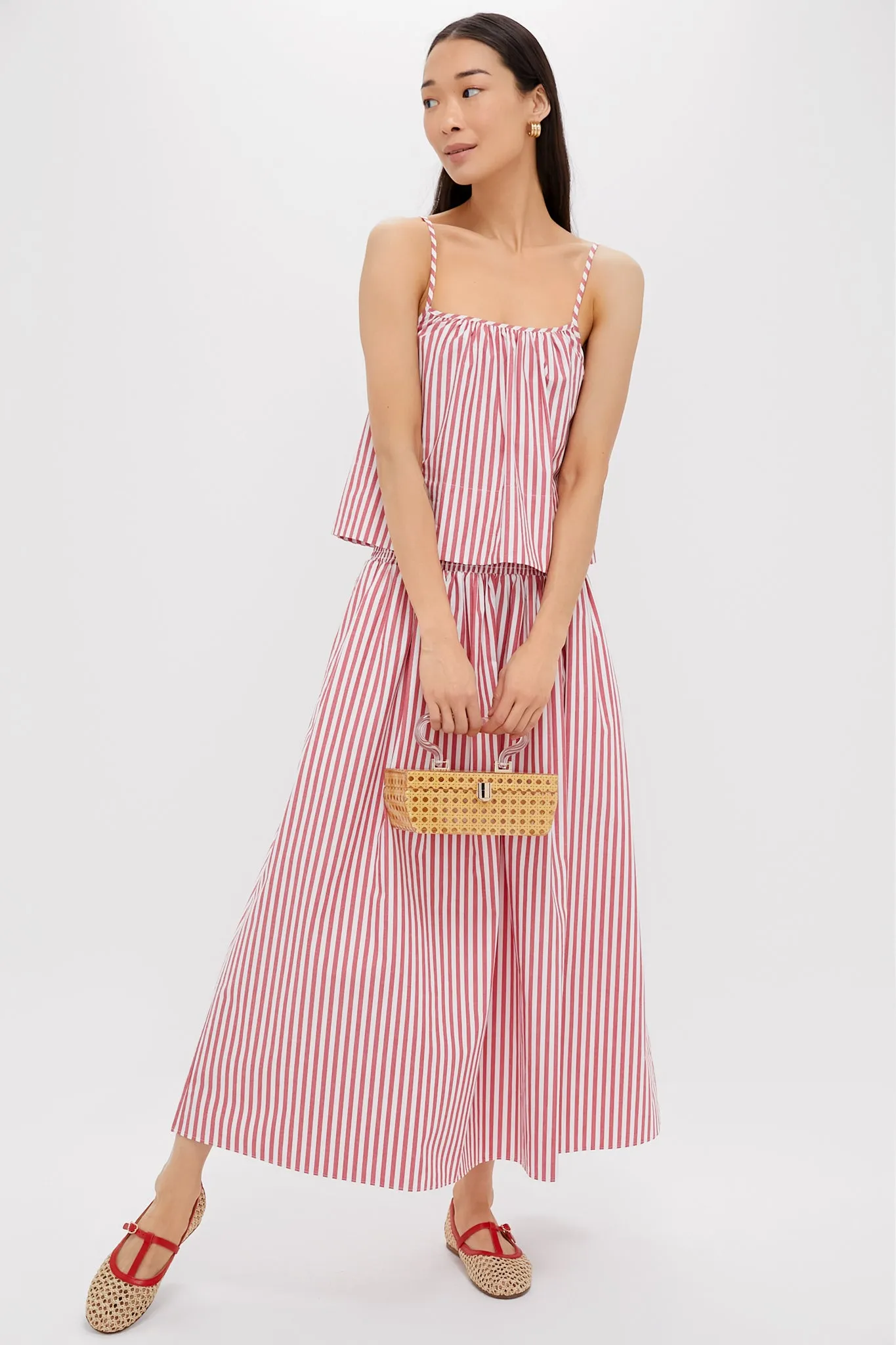 Lipstick Red Noreen Skirt sold by Tuckernuck product image thumbnail 3