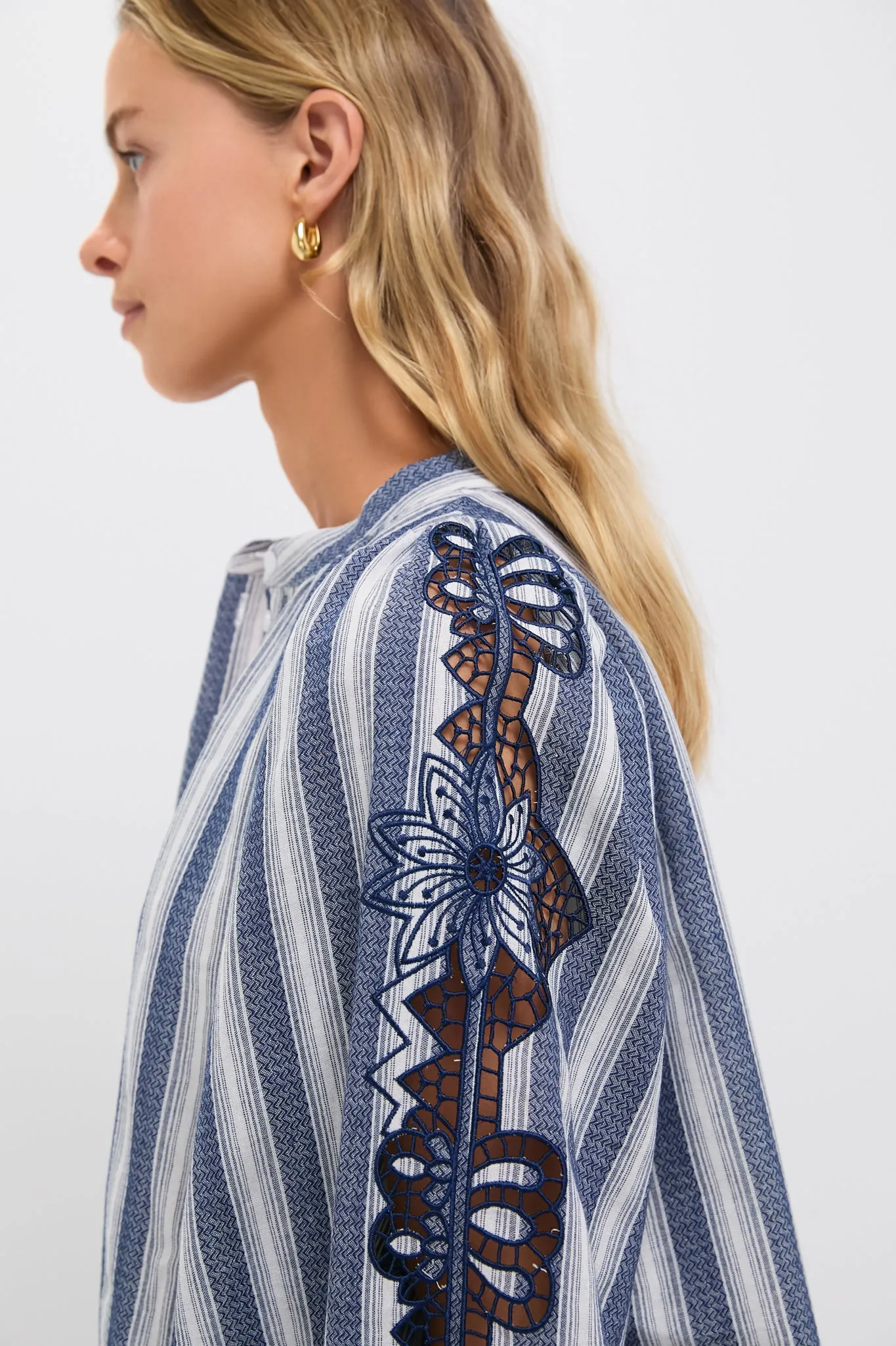 The Navy Stripe Samara Dress sold by Tuckernuck product image thumbnail 5