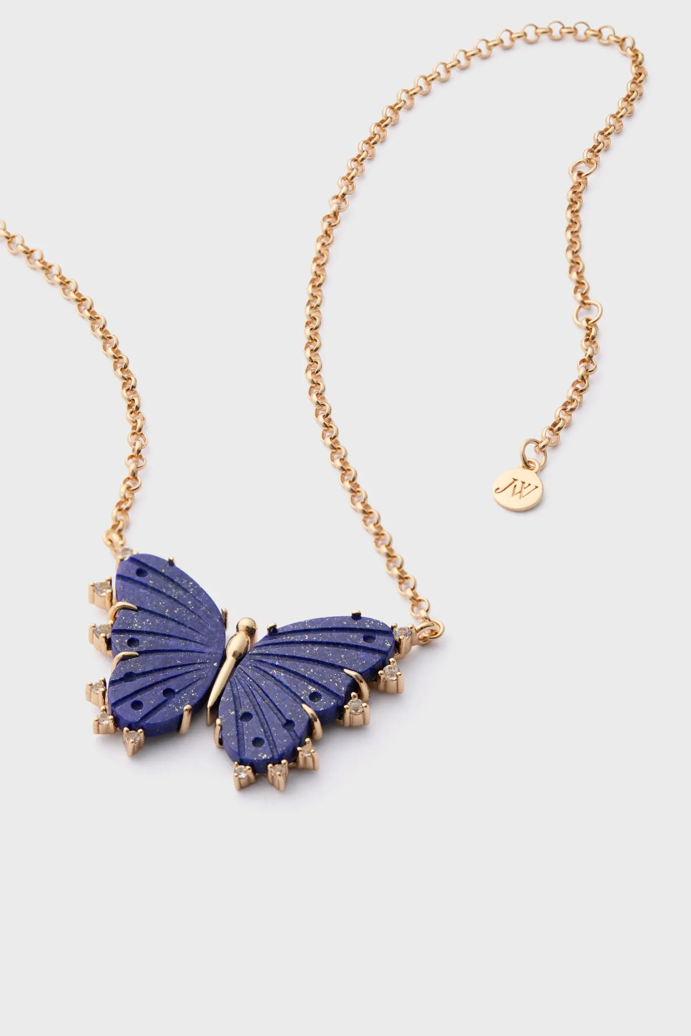 Lapis Freedom Butterfly Effect Necklace sold by Tuckernuck product image thumbnail 4