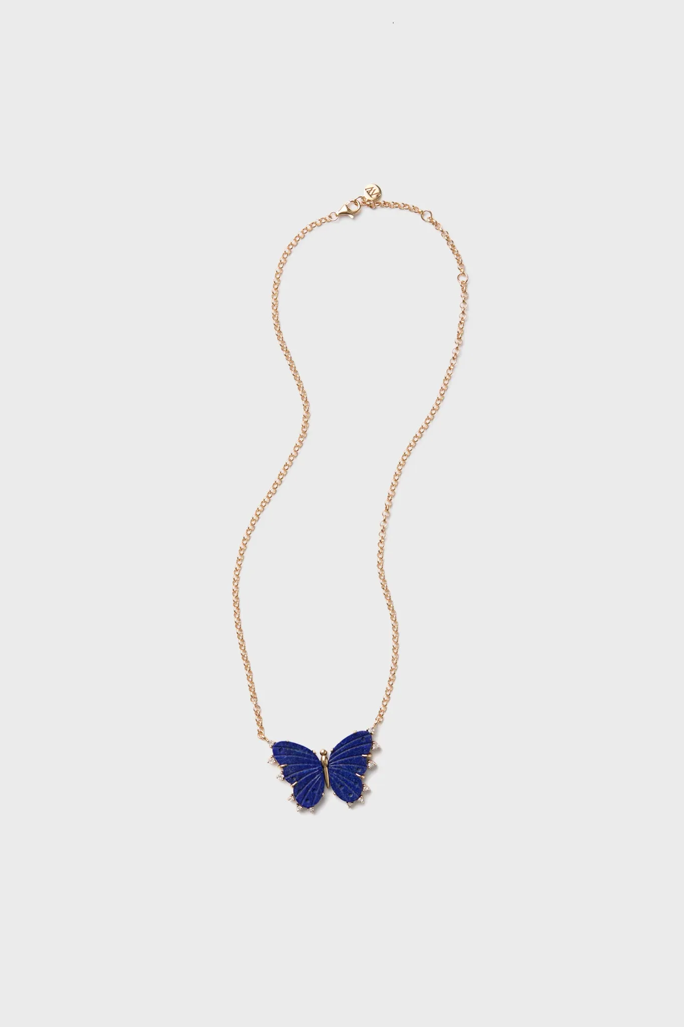 Lapis Freedom Butterfly Effect Necklace sold by Tuckernuck