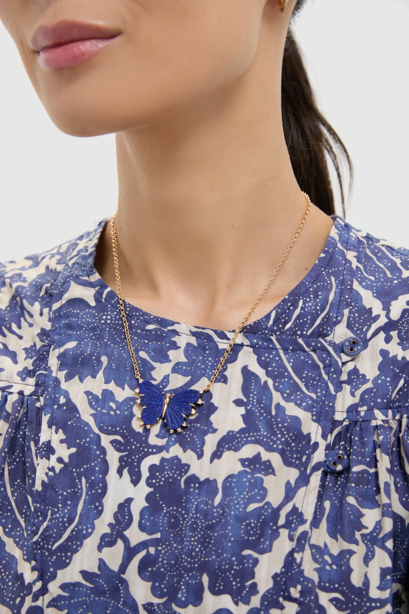 Lapis Freedom Butterfly Effect Necklace sold by Tuckernuck product image thumbnail 2