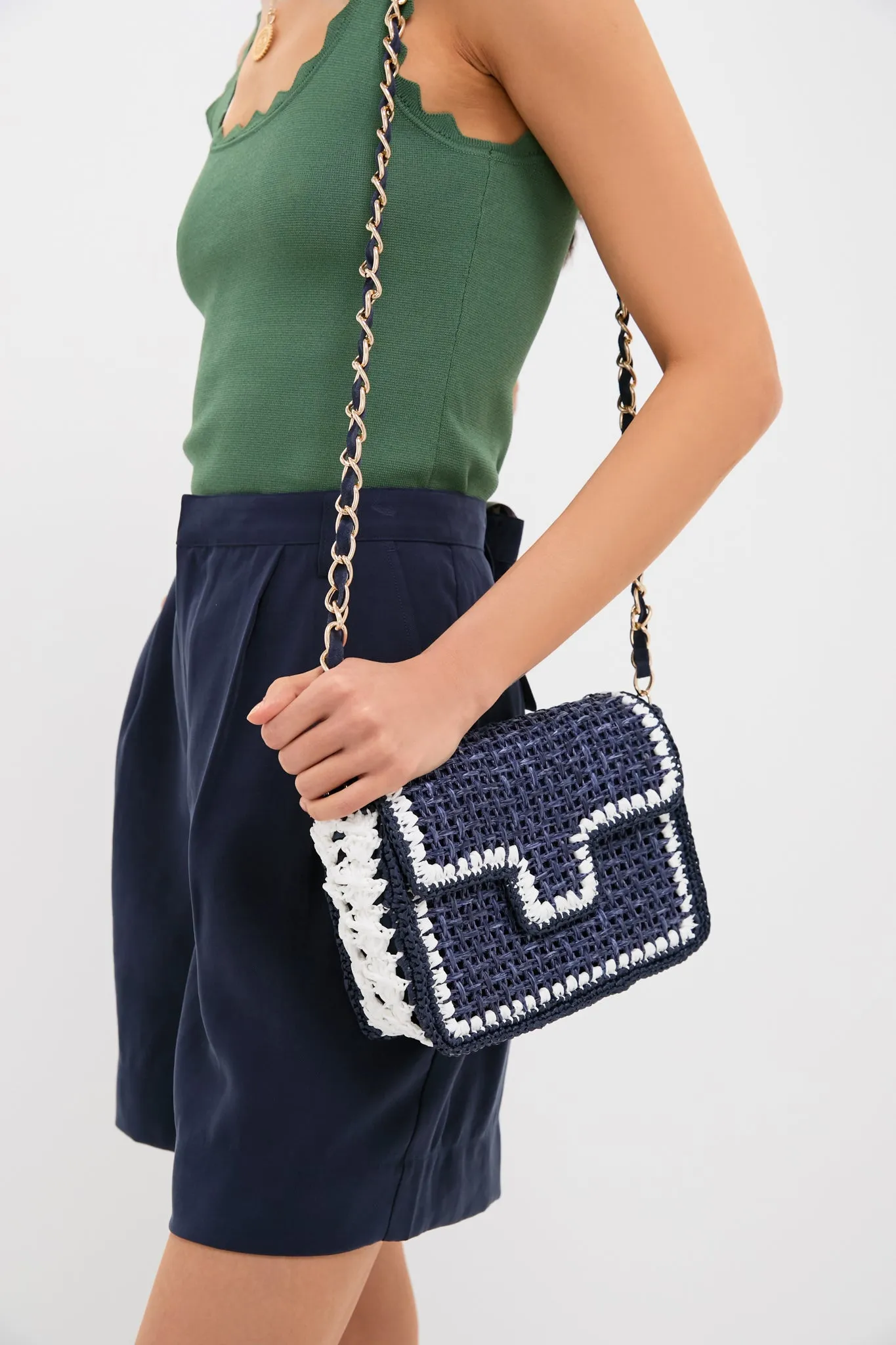 Navy Woven Crossbody sold by Tuckernuck product image thumbnail 2