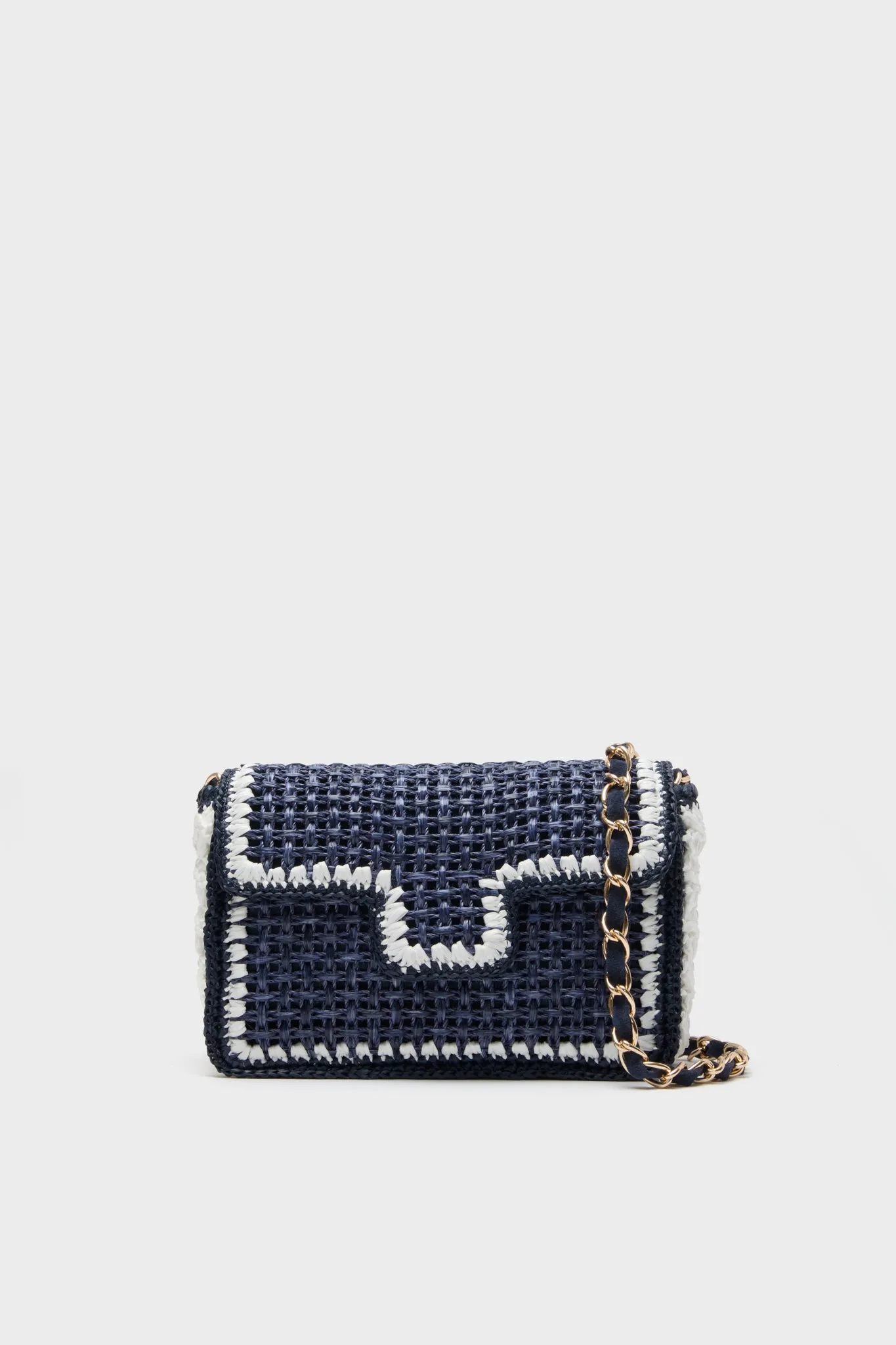 Navy Woven Crossbody sold by Tuckernuck