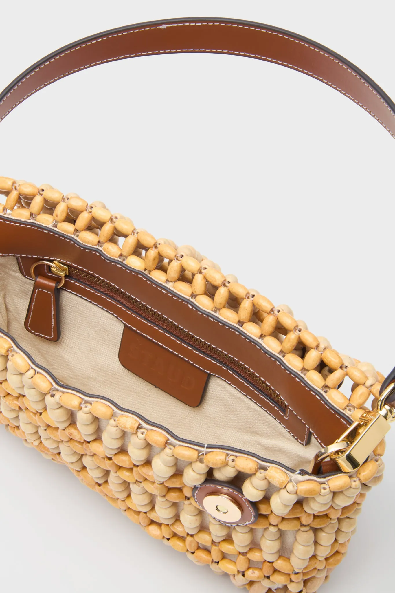 Natural Wood Beads Timmy Shoulder Bag sold by Tuckernuck product image thumbnail 5