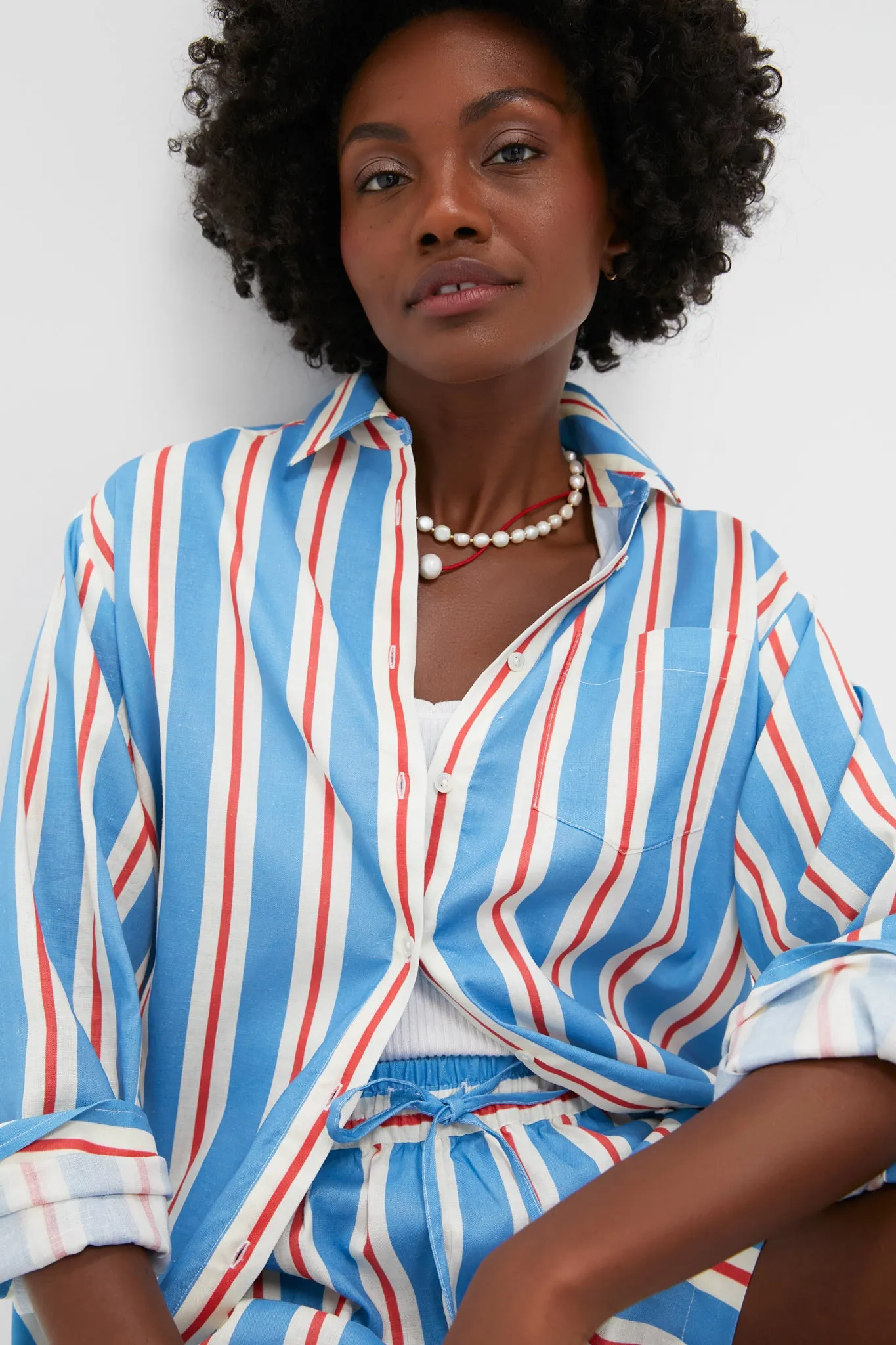 Americana Stripe Avril Button Down sold by Tuckernuck product image thumbnail 5