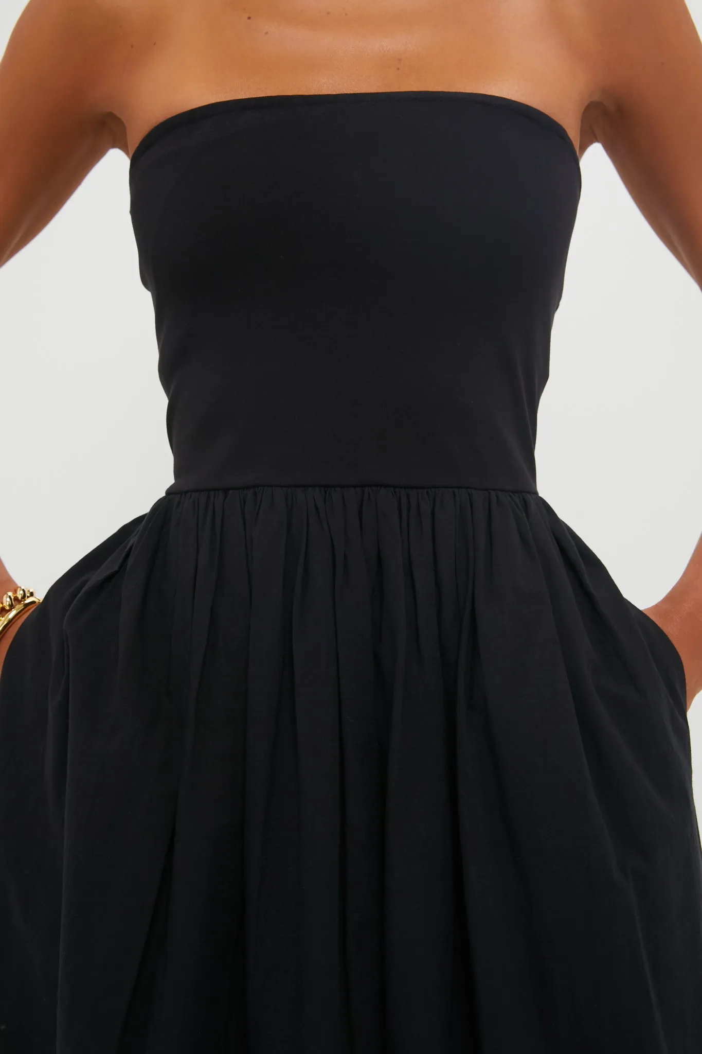 Black Harper Midi Dress sold by Tuckernuck product image thumbnail 5
