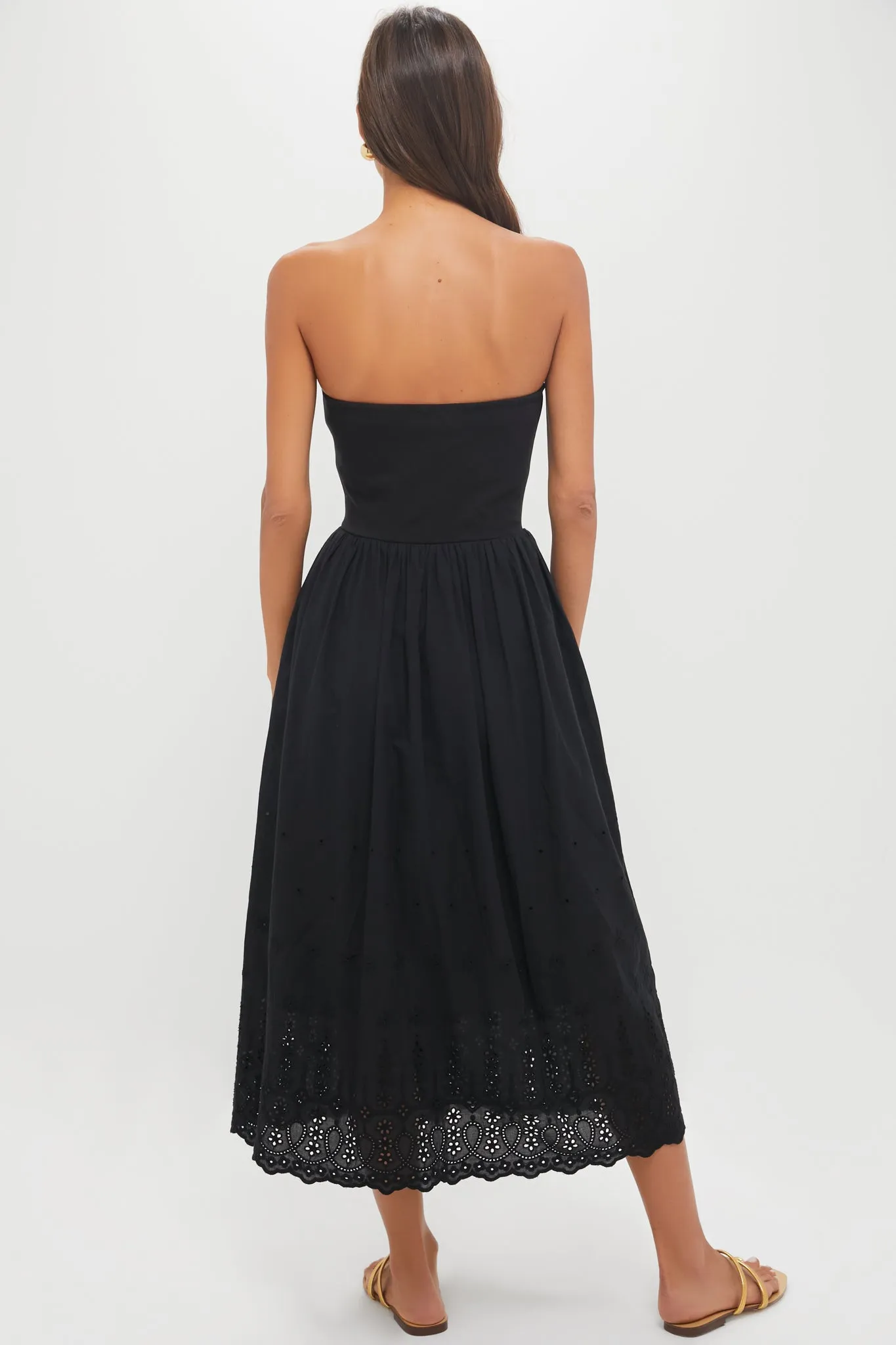 Black Harper Midi Dress sold by Tuckernuck product image thumbnail 4