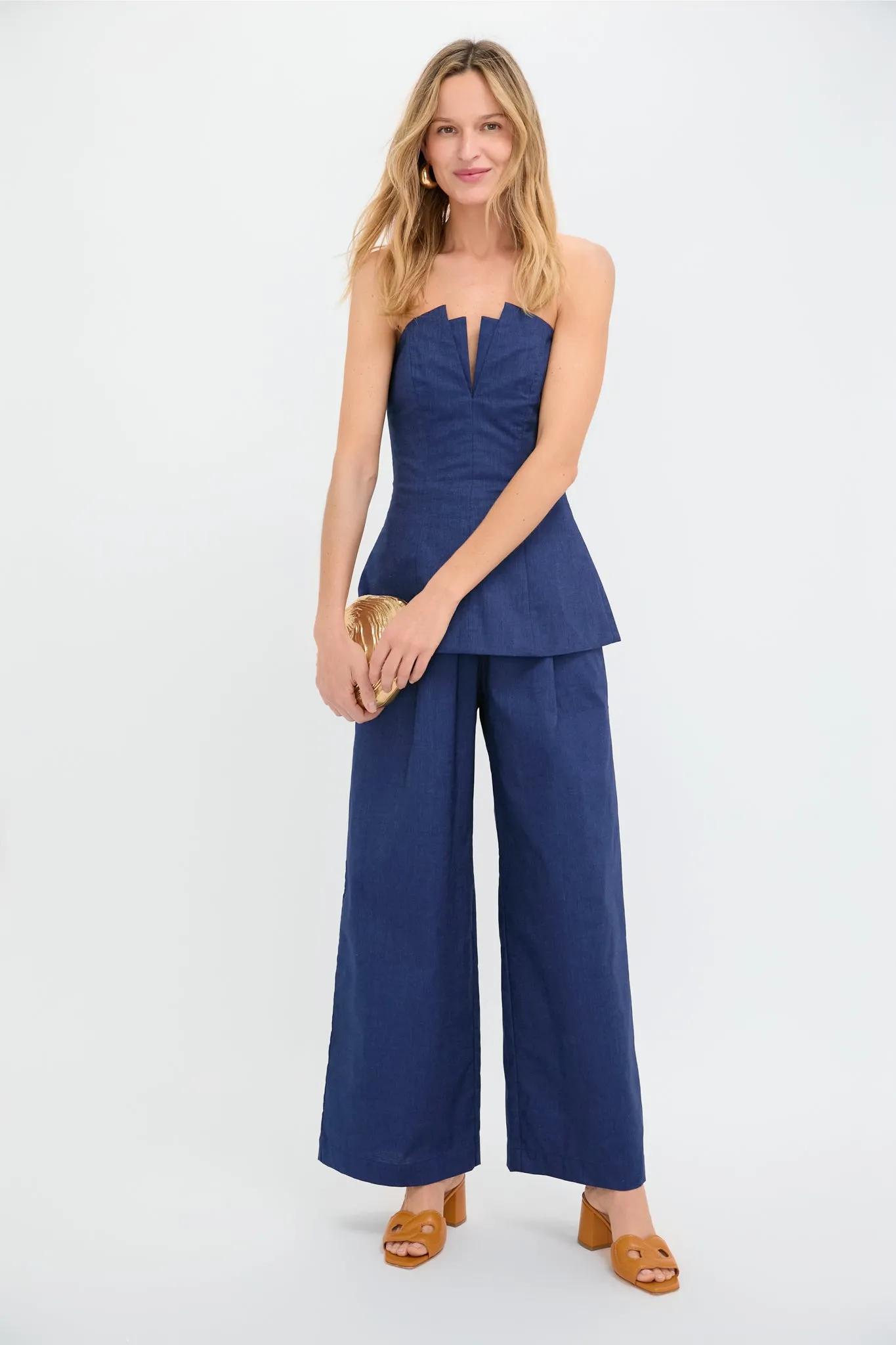 Navy Denim Panca Pants sold by Tuckernuck product image thumbnail 2