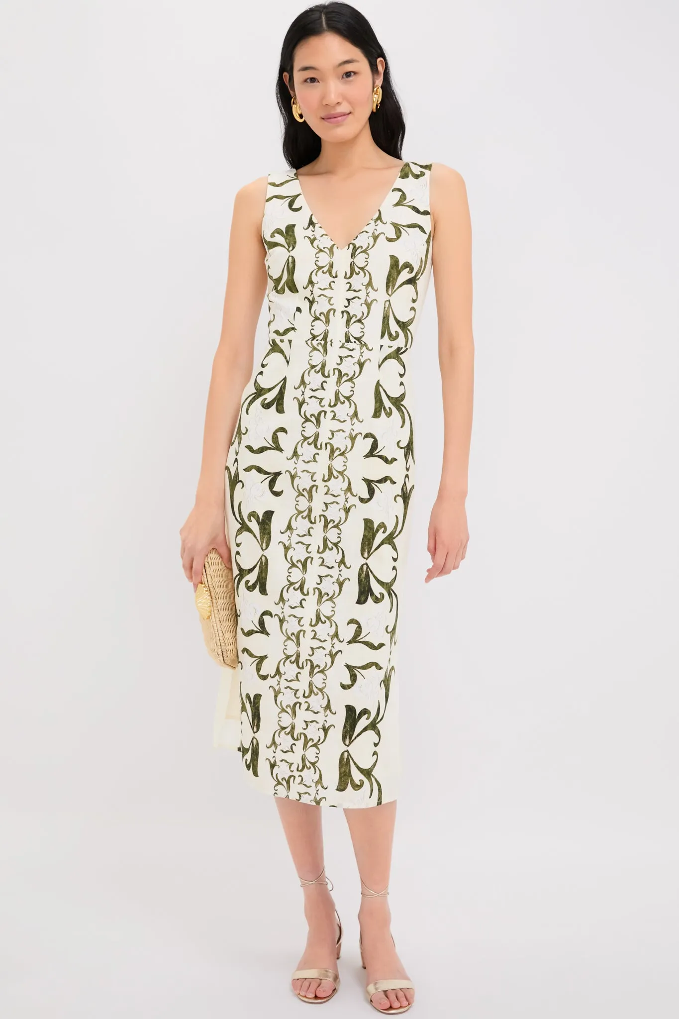 Green Detail Asher Midi Dress sold by Tuckernuck product image thumbnail 2