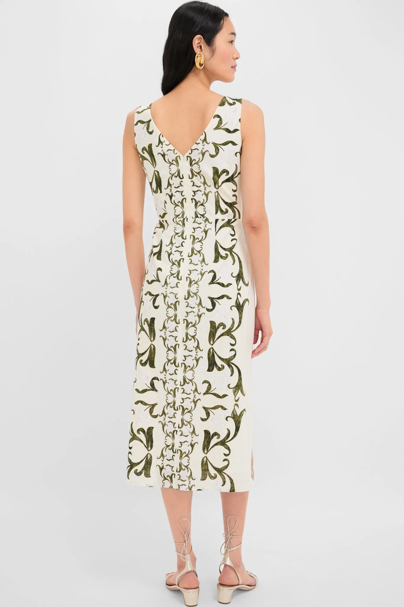 Green Detail Asher Midi Dress sold by Tuckernuck product image thumbnail 4