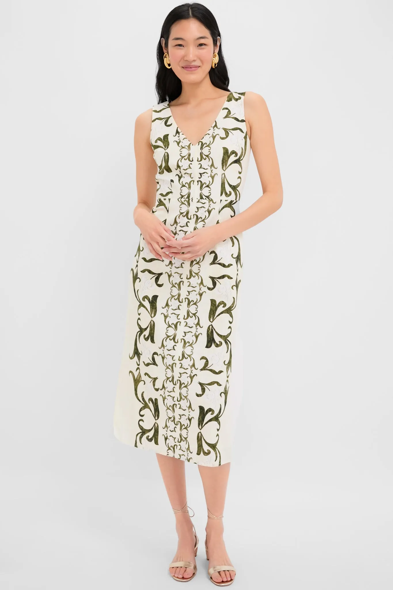 Green Detail Asher Midi Dress sold by Tuckernuck