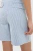 Blue Stretched Stripe Bedford Cord Felix Short sold by Tuckernuck