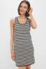 Black and Ivory Stripe Arie Dress sold by Tuckernuck
