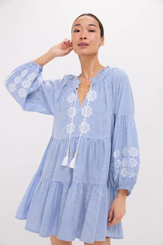 Embroidered Nautical Stripe Sea Breeze Coverup sold by Tuckernuck