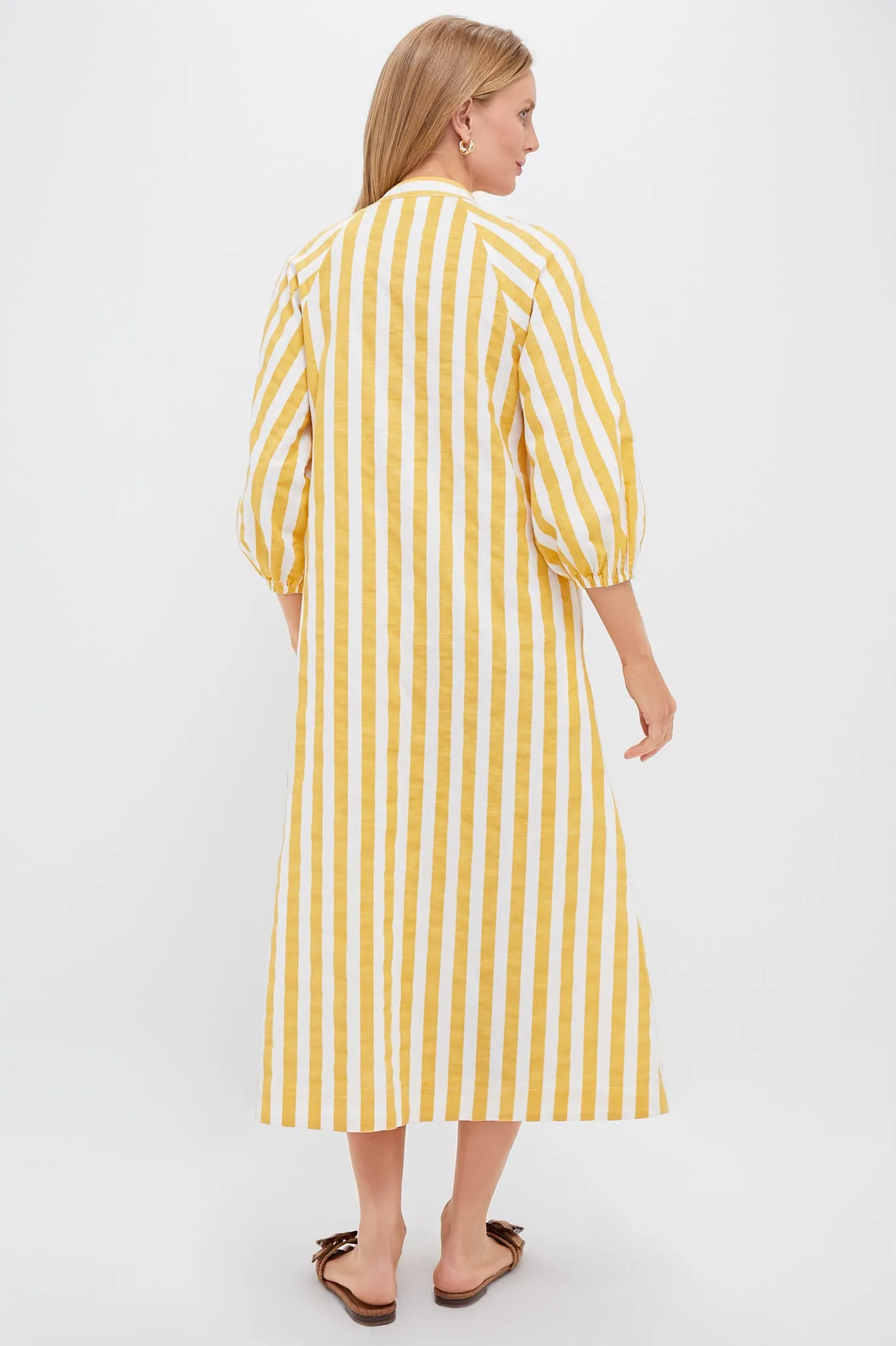 Marigold Stripe Maryse Caftan sold by Tuckernuck product image thumbnail 5