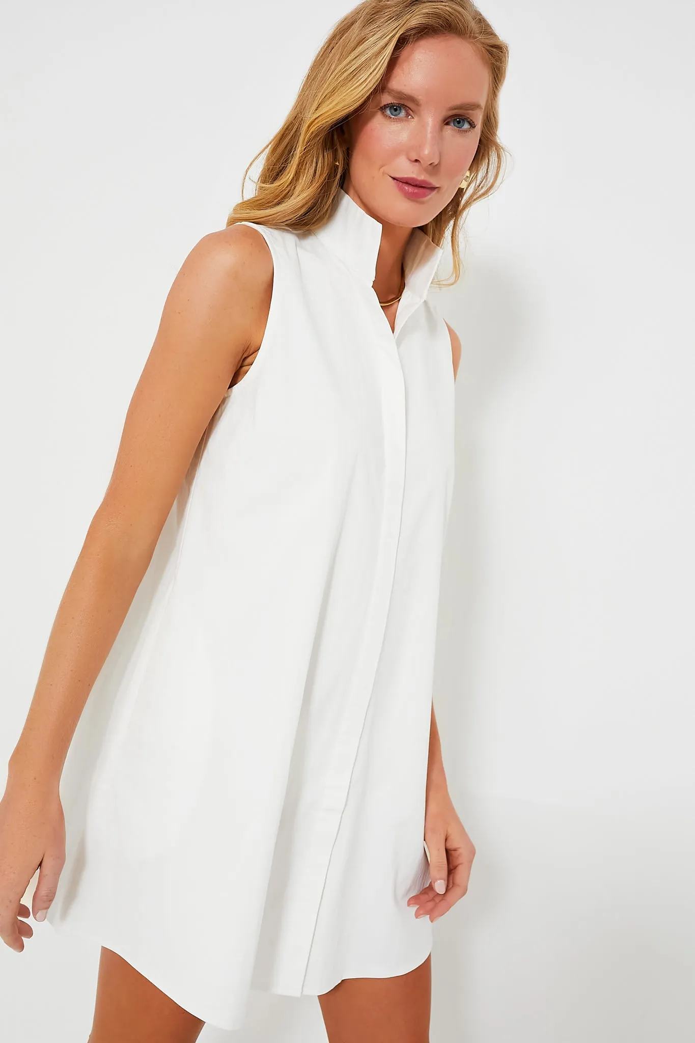 White Sleeveless Charlie Dress sold by Tuckernuck product image thumbnail 2