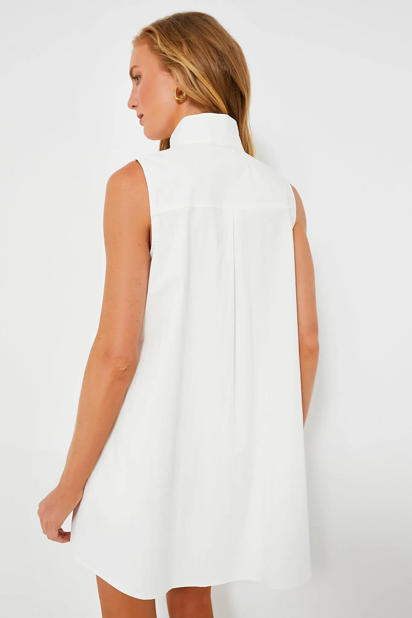 White Sleeveless Charlie Dress sold by Tuckernuck product image thumbnail 3