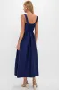 Navy Dupioni Esme Dress sold by Tuckernuck