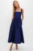 Navy Dupioni Esme Dress sold by Tuckernuck