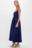 Navy Dupioni Esme Dress sold by Tuckernuck