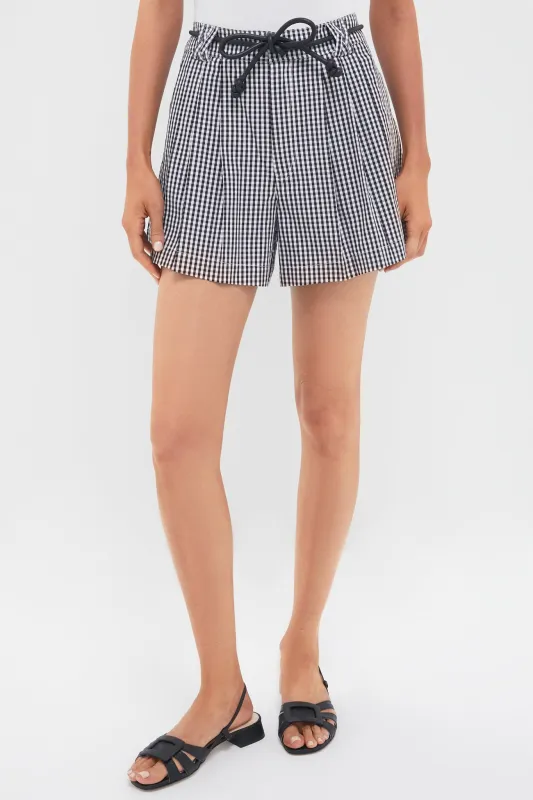 Multi Neci Gingham Shorts with Belt sold by Tuckernuck