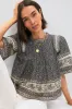Multi Palma Print Short Sleeve Top sold by Tuckernuck