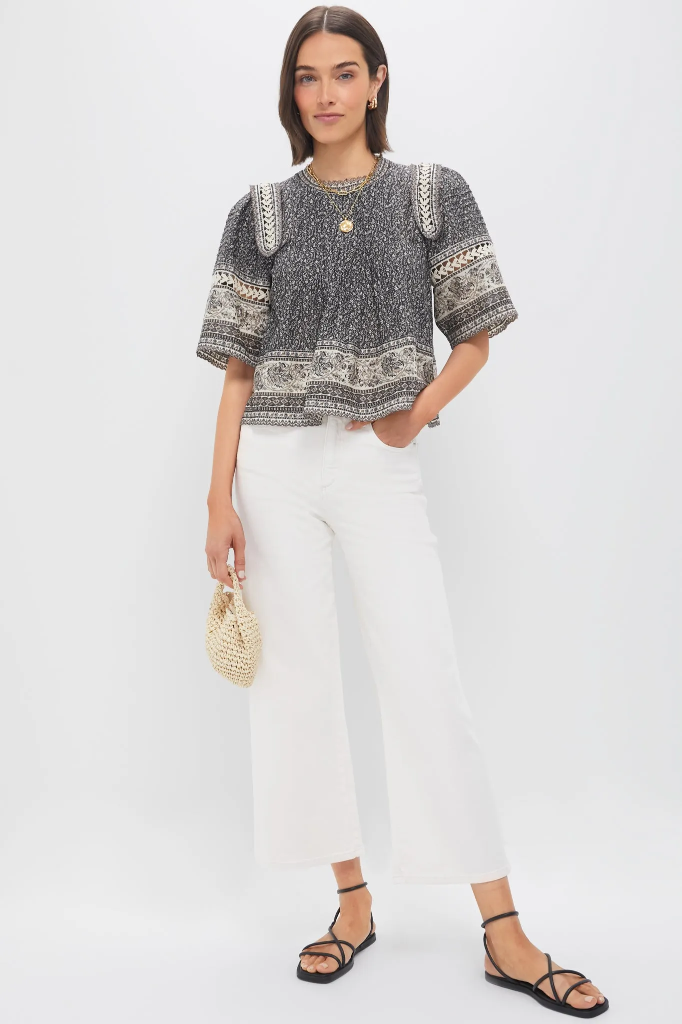 Multi Palma Print Short Sleeve Top sold by Tuckernuck product image thumbnail 2