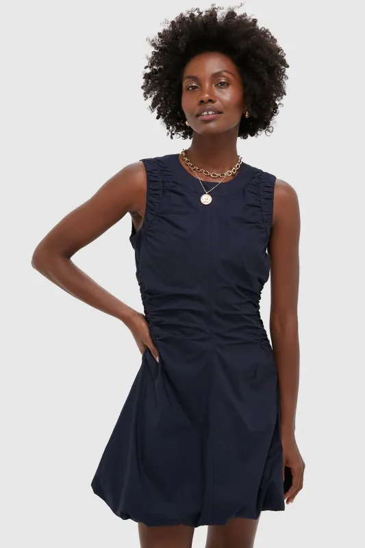Navy Cotton Alisa Dress sold by Tuckernuck