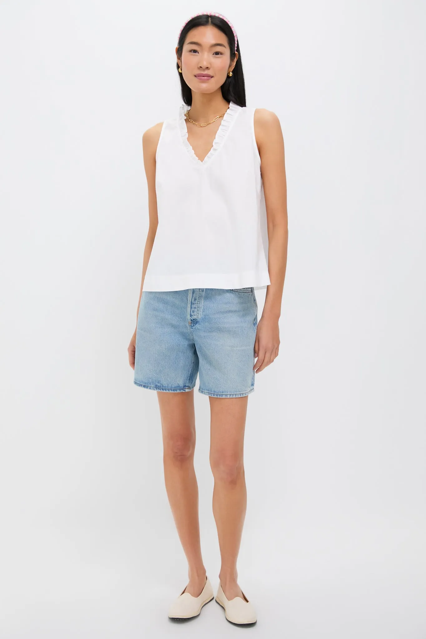 Pink Lemonade Jessie Checkered Headband sold by Tuckernuck product image thumbnail 3