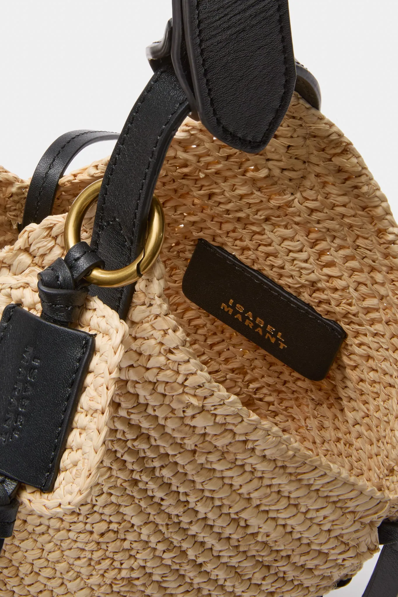 Natural and Black Tampa Mini Bag sold by Tuckernuck product image thumbnail 5