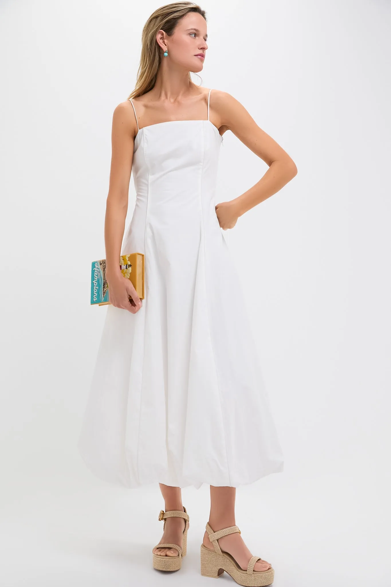 White Sylvie Maxi Dress sold by Tuckernuck product image thumbnail 3