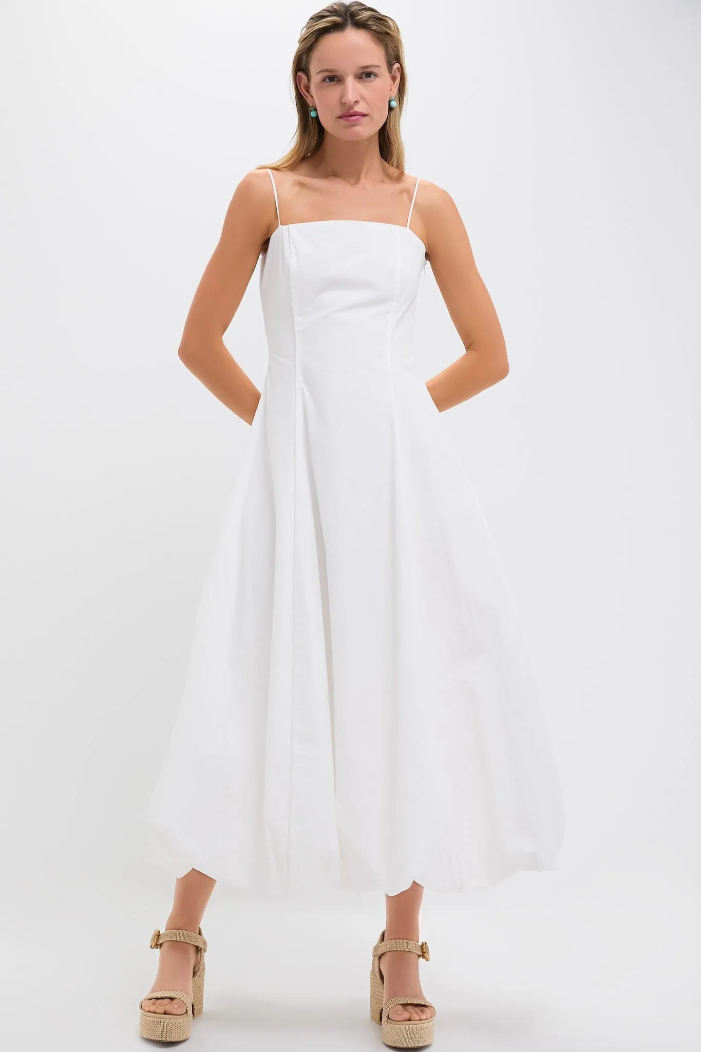 White Sylvie Maxi Dress sold by Tuckernuck