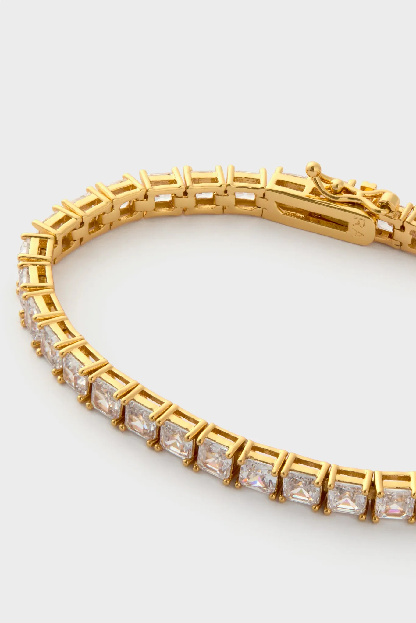 Shiny Gold Gia Tennis Bracelet sold by Tuckernuck product image thumbnail 4