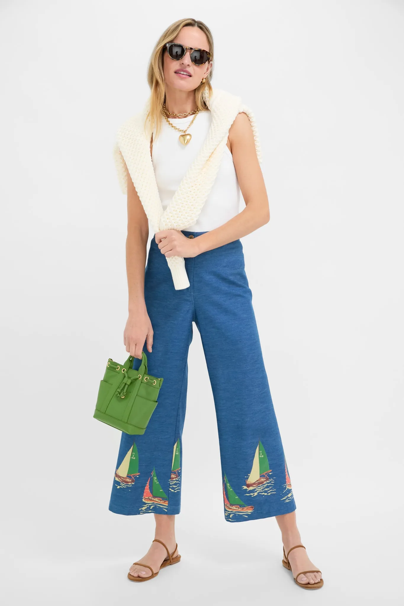 Gold Puffy Heart Necklace sold by Tuckernuck product image thumbnail 4