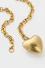 Gold Puffy Heart Necklace sold by Tuckernuck