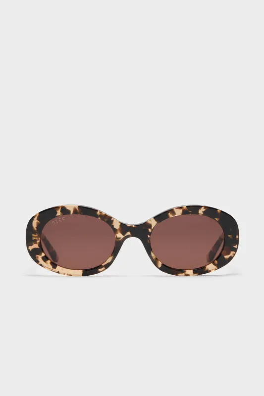 Espresso Tortoise Lainey Sunglasses sold by Tuckernuck
