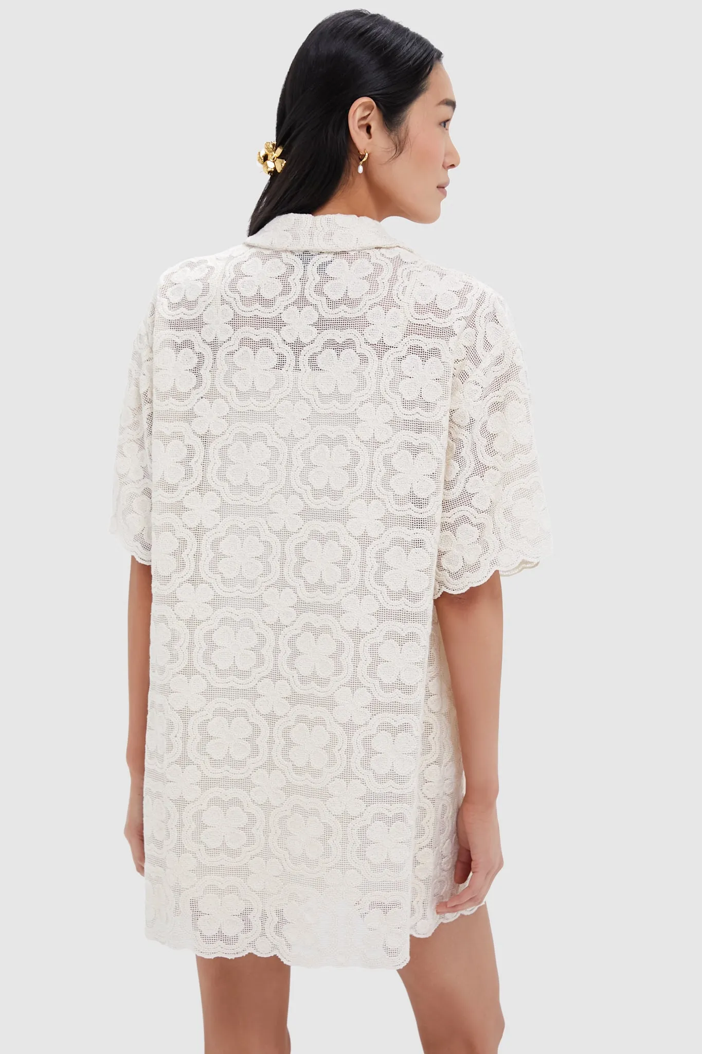 Tan Lace Kiera Dress sold by Tuckernuck product image thumbnail 4