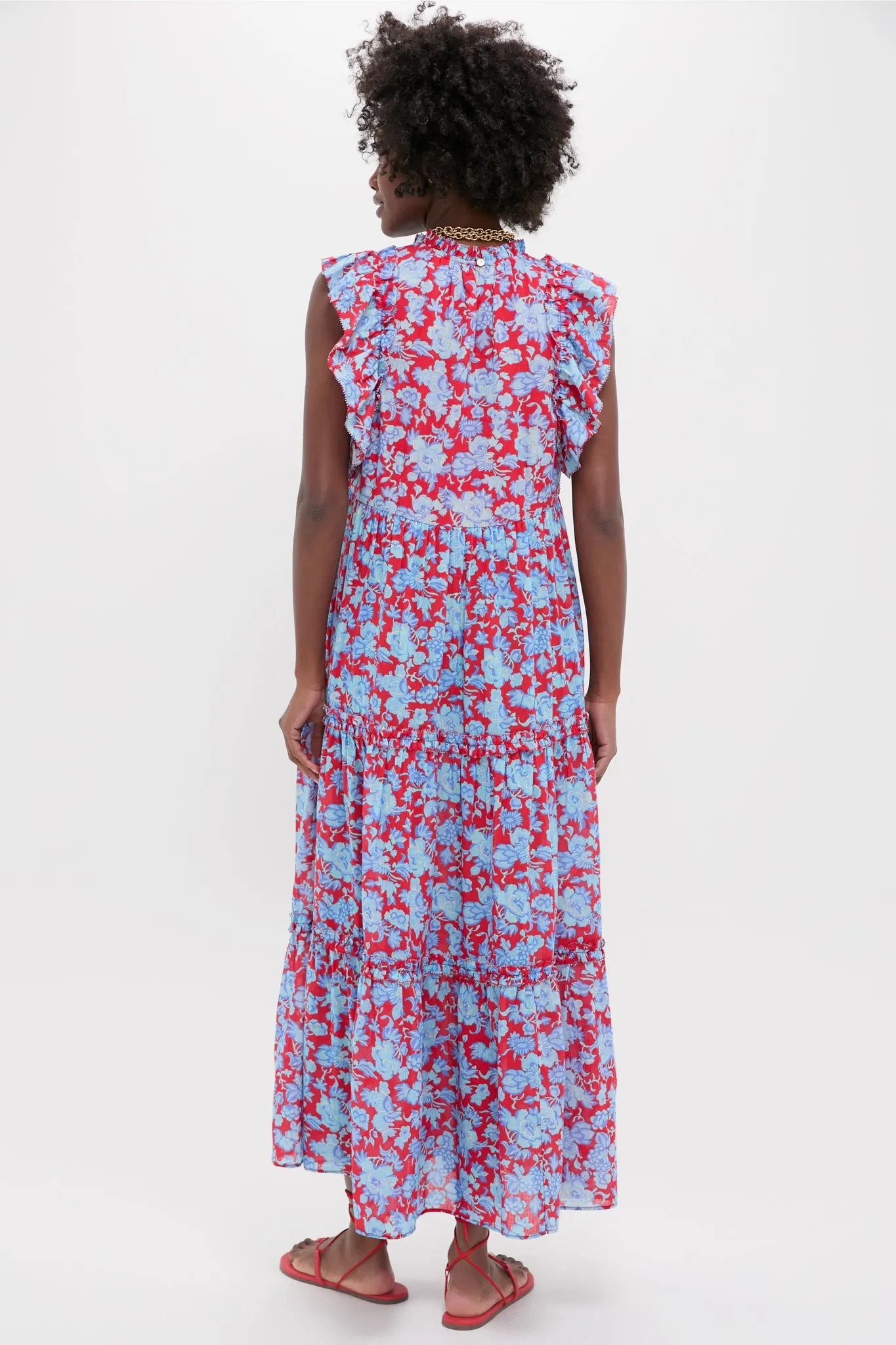 Paola Floral Print Poppy Maxi Dress sold by Tuckernuck product image thumbnail 4