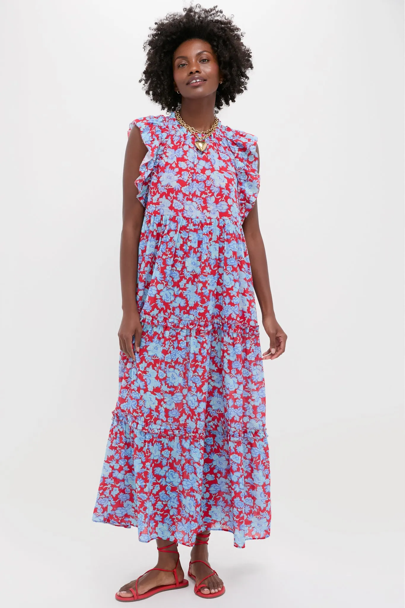 Paola Floral Print Poppy Maxi Dress sold by Tuckernuck