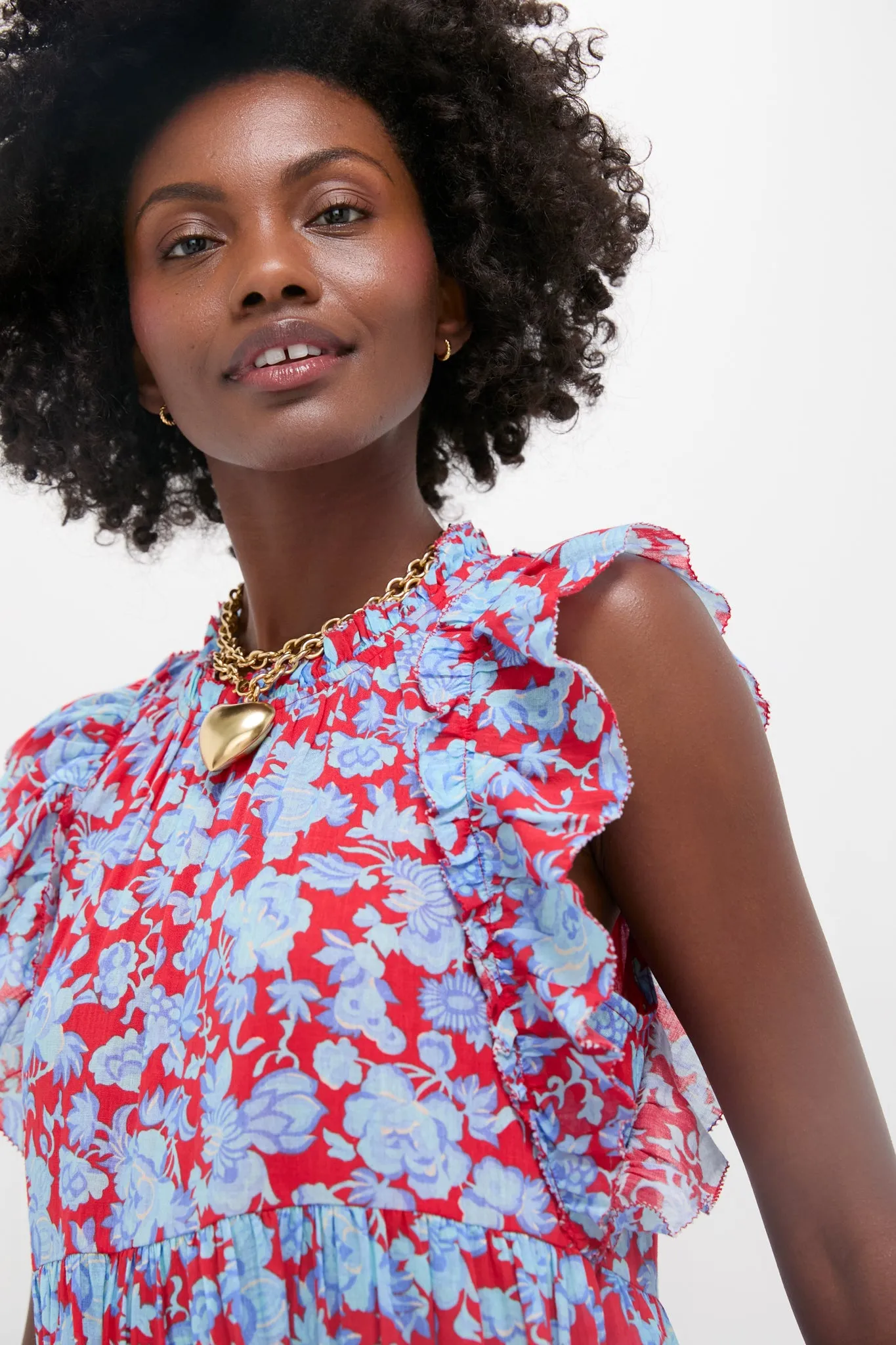 Paola Floral Print Poppy Maxi Dress sold by Tuckernuck product image thumbnail 5