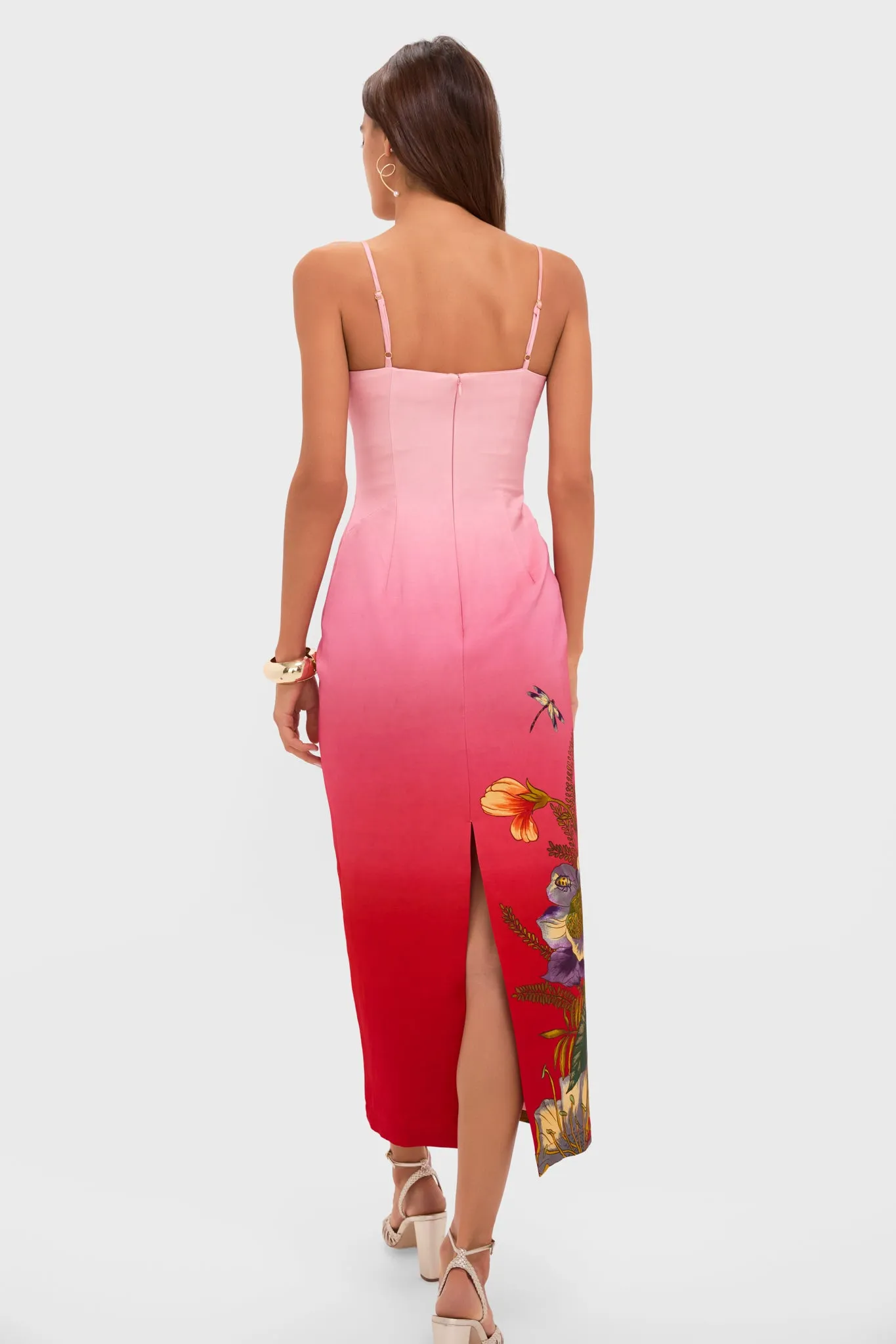 Pink Ombre Inez Midi Dress sold by Tuckernuck product image thumbnail 4