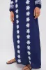 Navy Embroidered Caftan sold by Tuckernuck