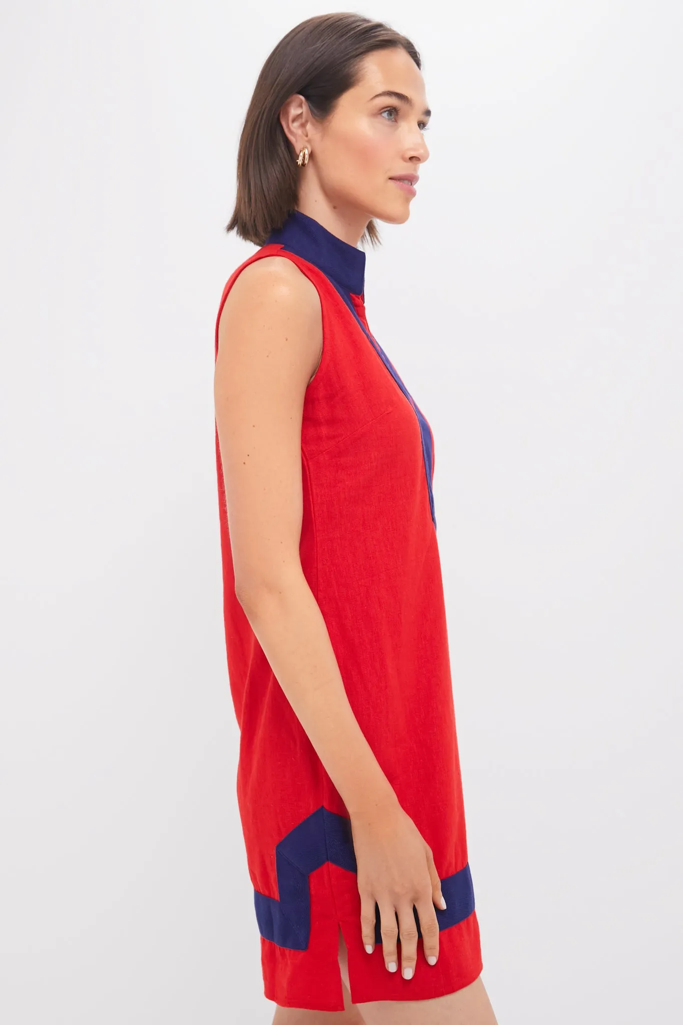 Fiery Red Sleeveless Classic Tunic sold by Tuckernuck product image thumbnail 3