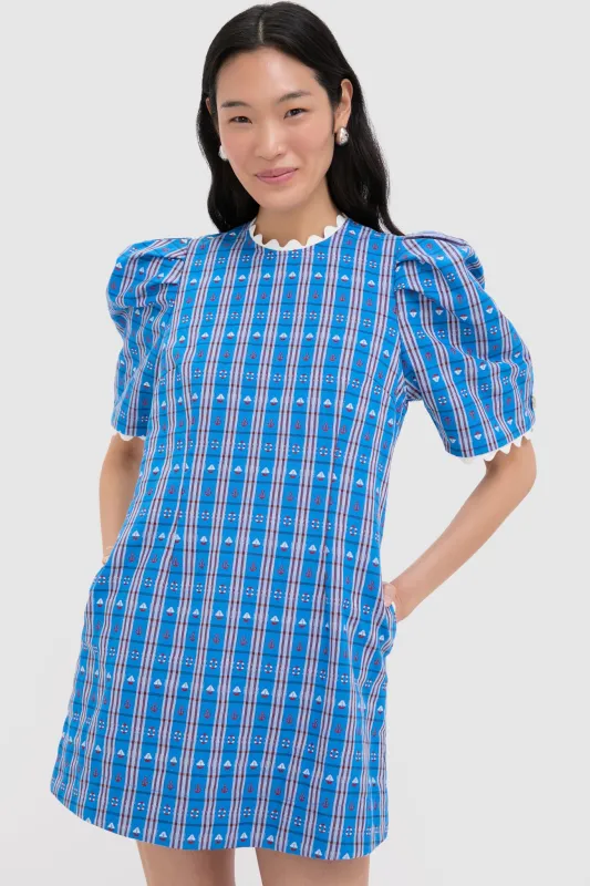 Blue Carmen Dress sold by Tuckernuck